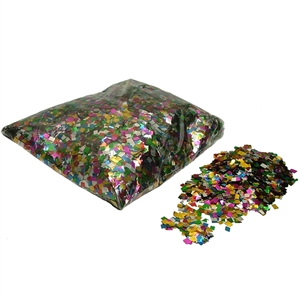 Metalkonfetti Mix (Blandade färger) 6x6mm